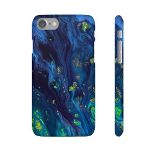 Green Opal Ink Art iPhone Case (Slim) iPhone 7 Matte Phone Case