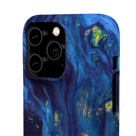 Green Opal Ink Art iPhone Case (Slim) Phone Case