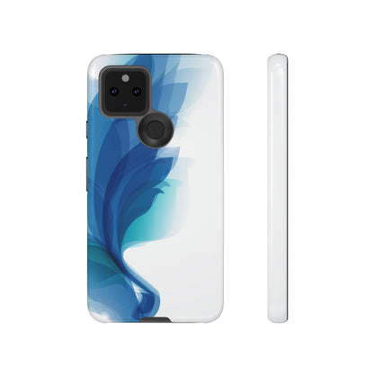 Blue Feathers Android Case (Protective) Google Pixel 5 5G Glossy Phone Case