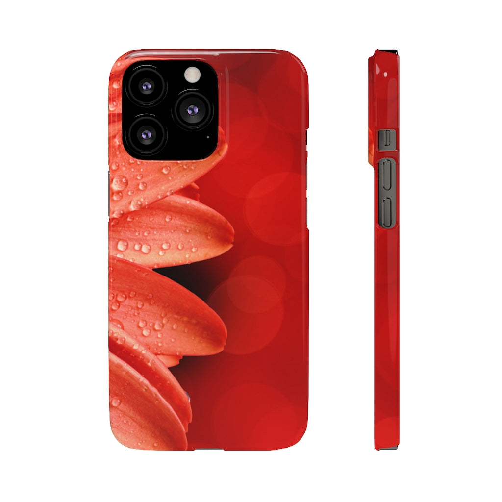 Red Spring Flower Samsung/iPhone (Slim) Phone Case