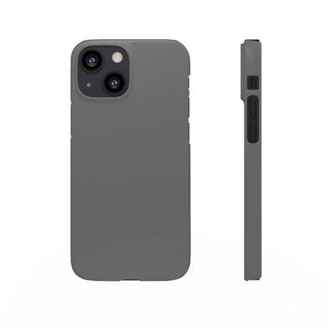 Dim Gray iPhone Case (Slim) iPhone 13 Mini Matte Phone Case