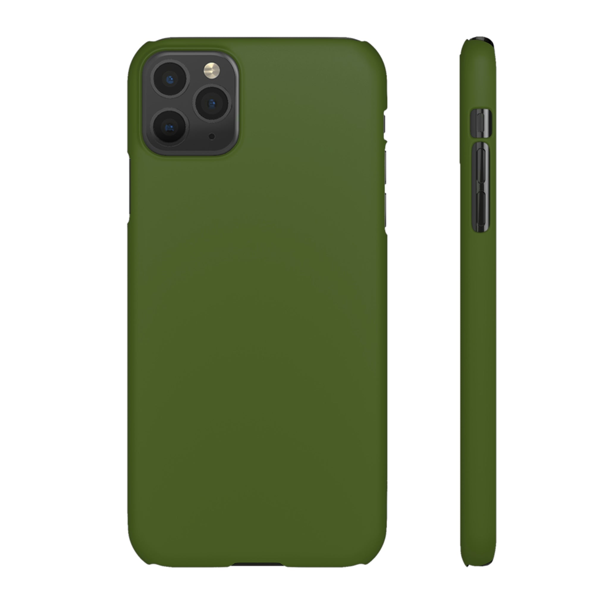 Dark Moss Green iPhone Case (Slim) iPhone 11 Pro Max Matte Phone Case