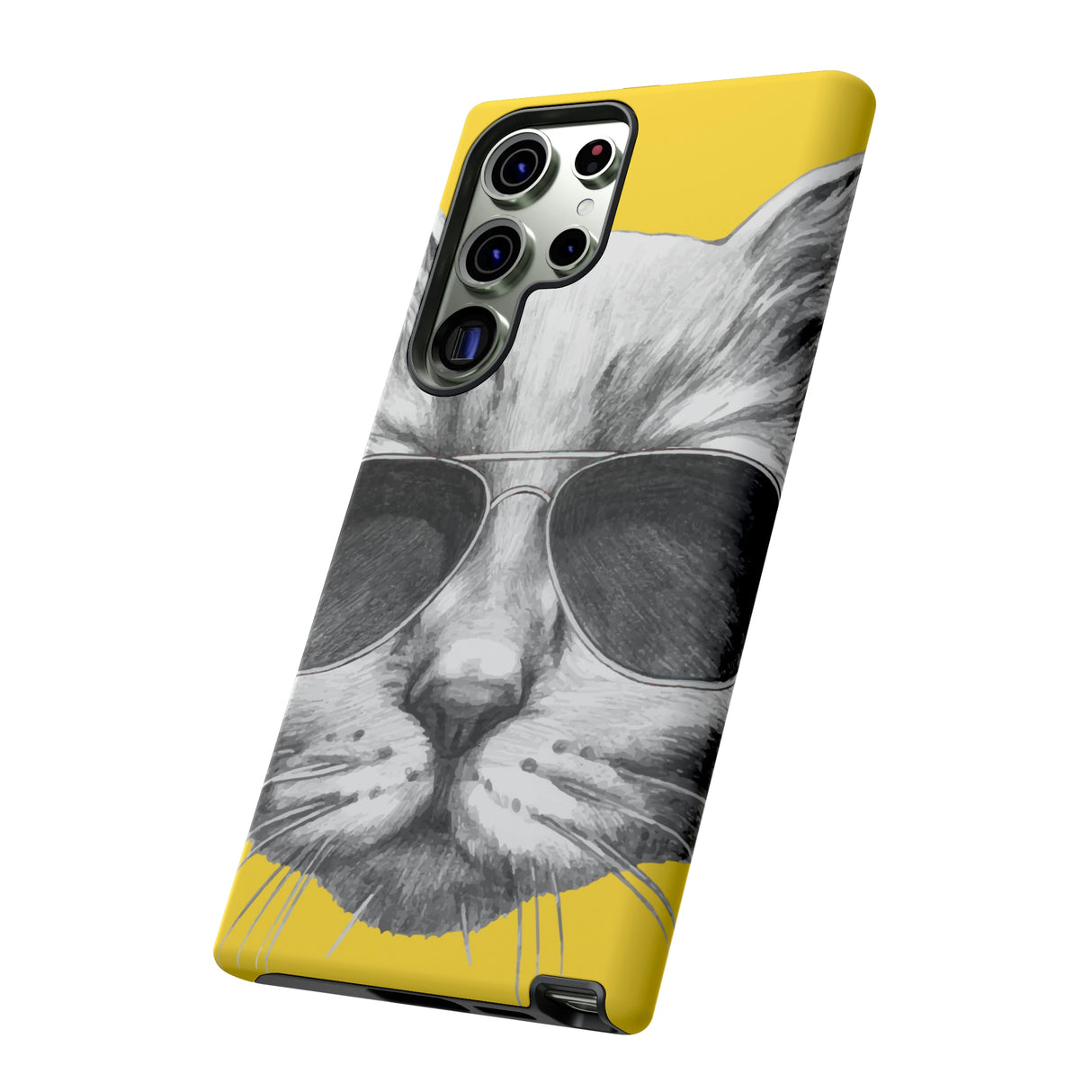 Cool Cat Portrait Android Case (Protective) Phone Case