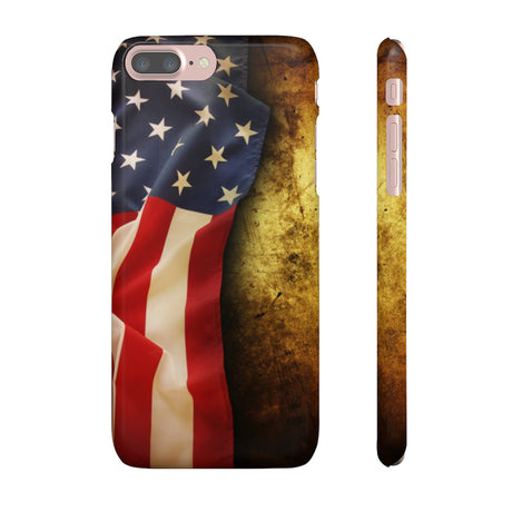 Close up of American flag Samsung/iPhone (Slim) Phone Case