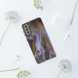 Purple Gold Ink Art Android Case (Protective) Phone Case