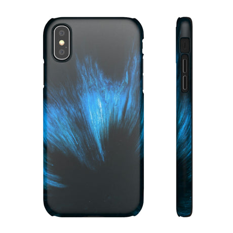 Midnight Shadow Ink Art iPhone Case (Slim) iPhone XS Matte Phone Case