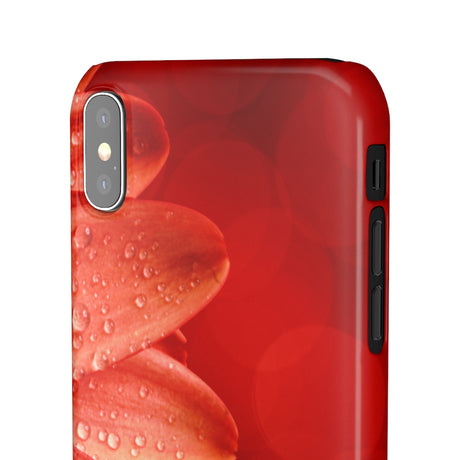 Red Spring Flower Samsung/iPhone (Slim) iPhone XS MAX Glossy Phone Case