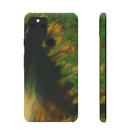 Green Forest Ink Art Android Case (Slim) Google Pixel 5 Glossy Phone Case