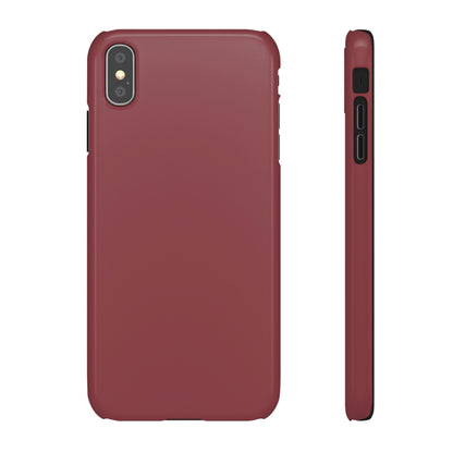 Cordovan Purple iPhone Case (Slim) iPhone XS MAX Glossy Phone Case