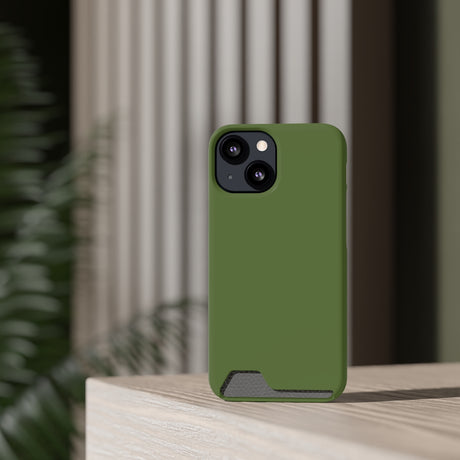 Dark Olive Green iPhone Case (Card) Phone Case