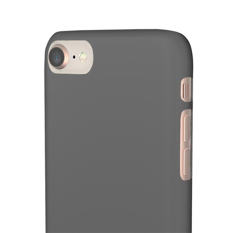 Dim Gray iPhone Case (Slim) Phone Case