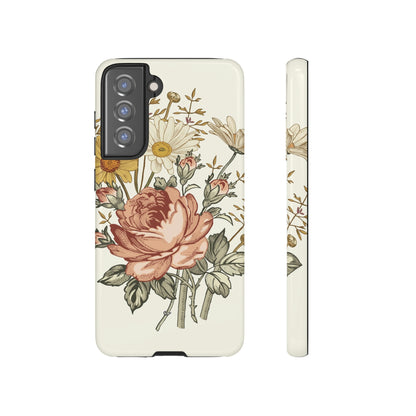 Bouquet Vintage Flower Samsung Case (Protective) Samsung Galaxy S21 FE Glossy Phone Case