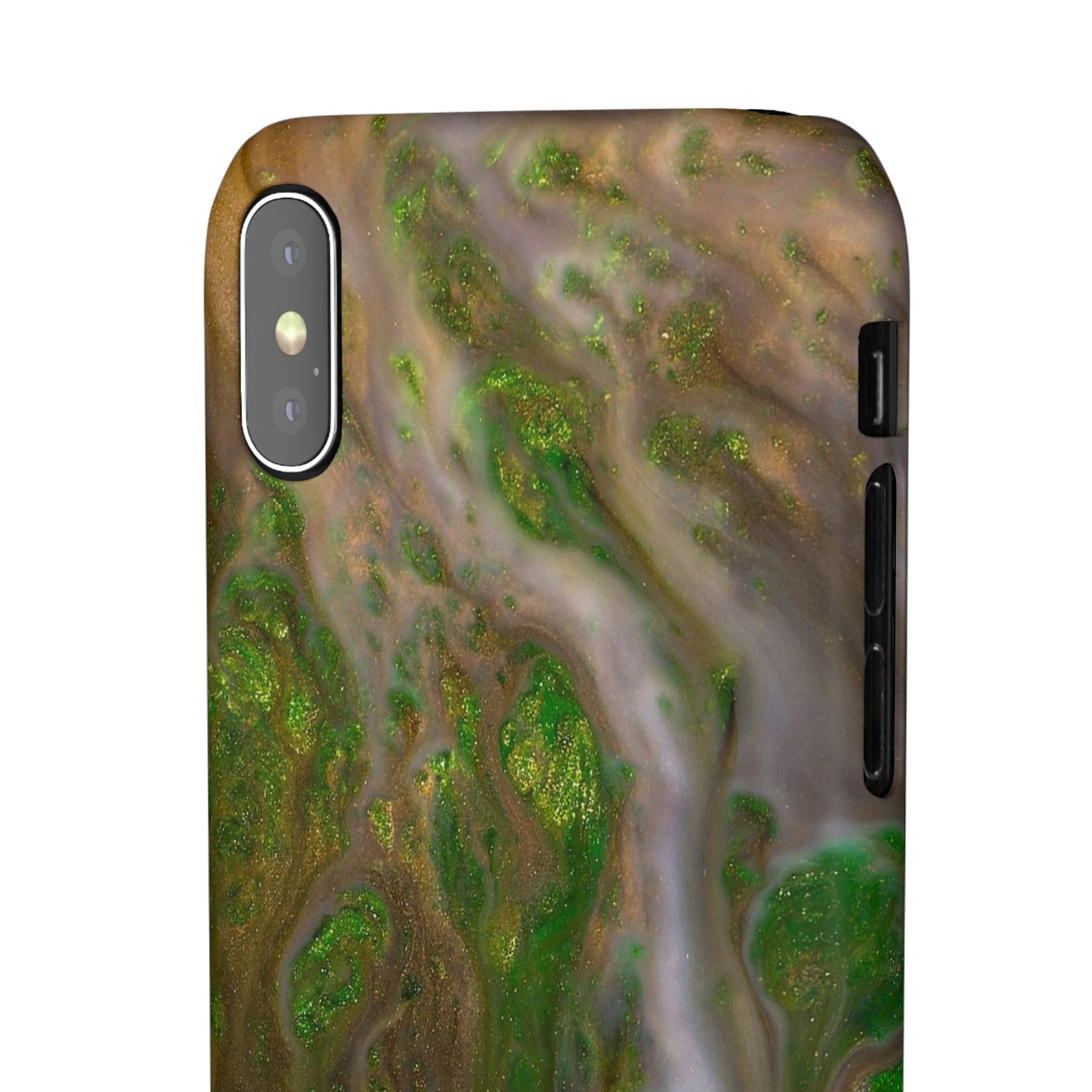 Smaragd Ink Art iPhone Case (Slim) Phone Case