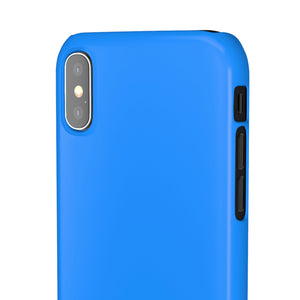 Dodger Blue iPhone Case (Slim) Phone Case