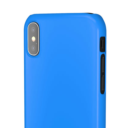 Dodger Blue iPhone Case (Slim) Phone Case