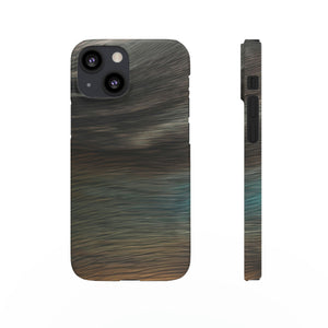 Brush Strokes Ink Art iPhone Case (Slim) iPhone 13 Mini Matte Phone Case