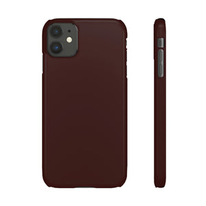 Dark Sienna Purple iPhone Case (Slim) iPhone 11 Glossy Phone Case