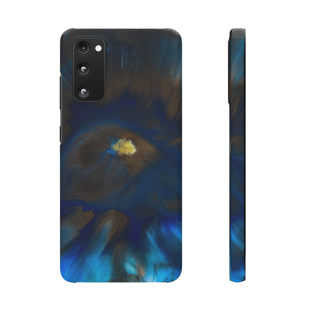 Space Galaxy Ink Art Android Case (Slim) Samsung S20 FE Glossy Phone Case