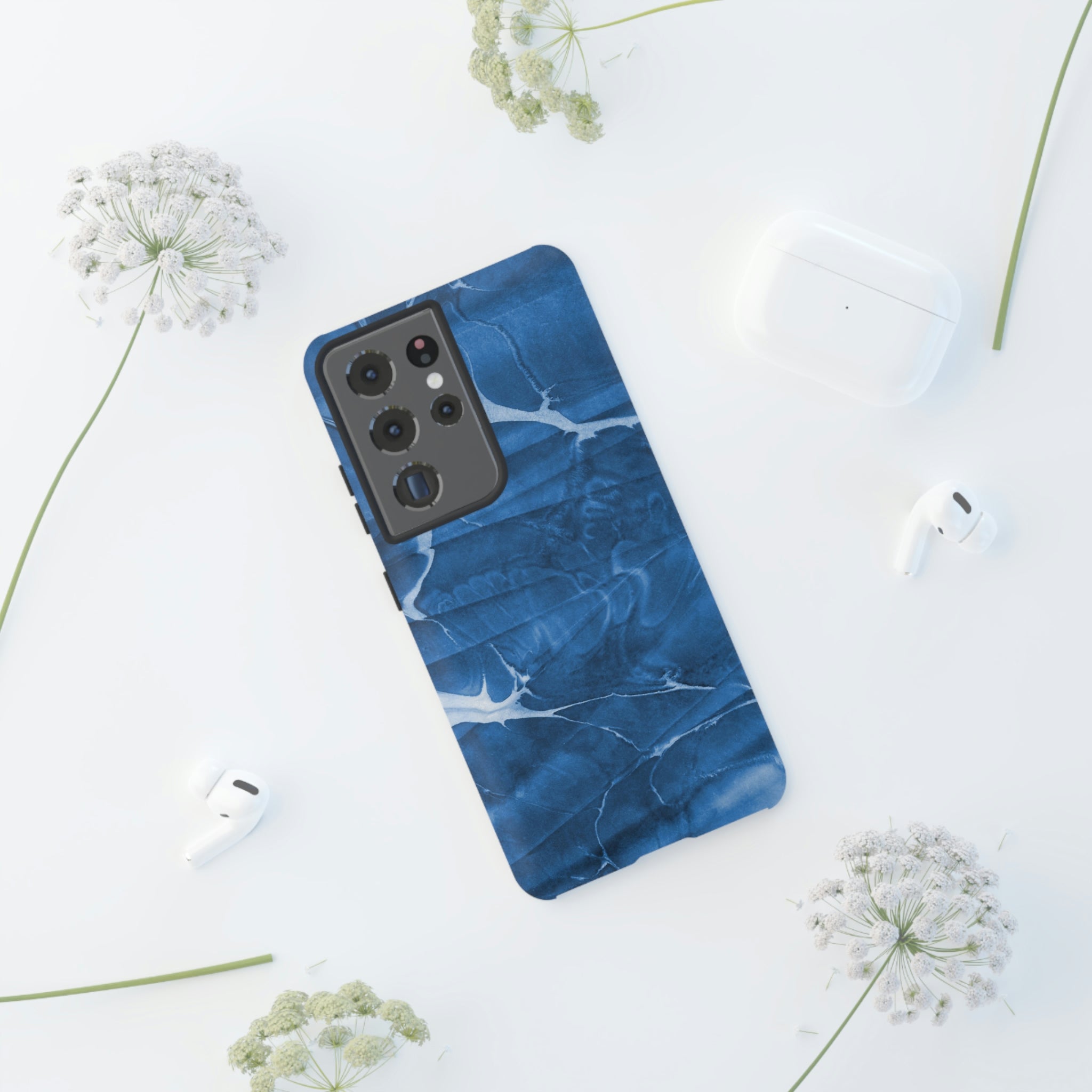 Ebru Blue Android Case (Protective) Phone Case