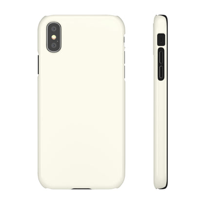 Floral White iPhone Case (Slim) iPhone XS Glossy Phone Case