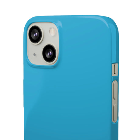 Bright Cerulean iPhone Case (Slim) Phone Case