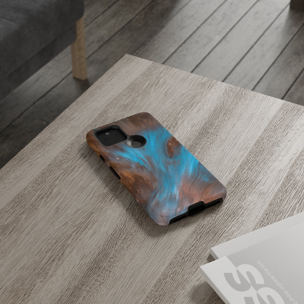 Blue Lagoon Ink Art Android Case (Protective) Phone Case