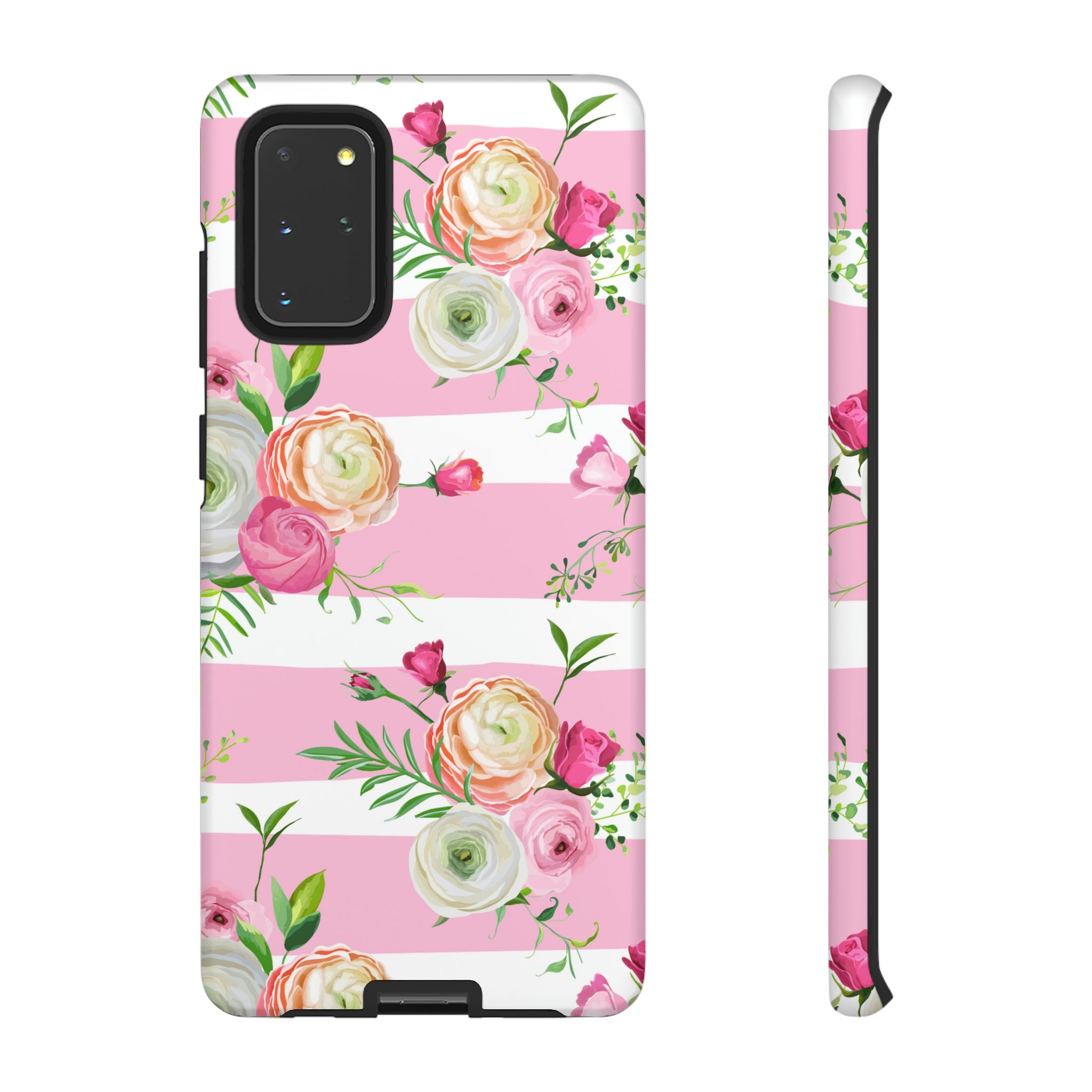 Pink Roses Android Case (Protective) Samsung Galaxy S20+ Matte Phone Case