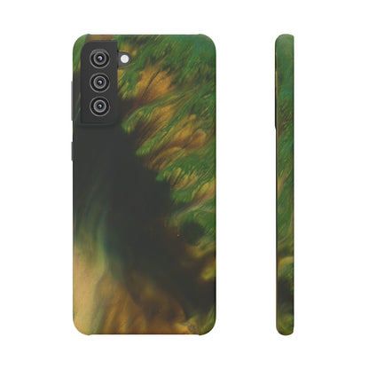 Green Forest Ink Art Android Case (Slim) Samsung Galaxy S21 Plus Matte Phone Case