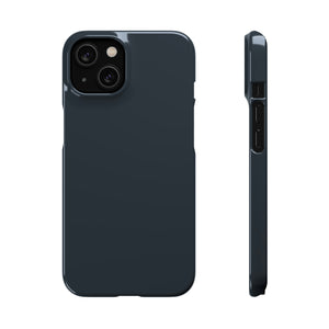 Gunmetal iPhone Case (Slim) iPhone 14 Glossy Phone Case