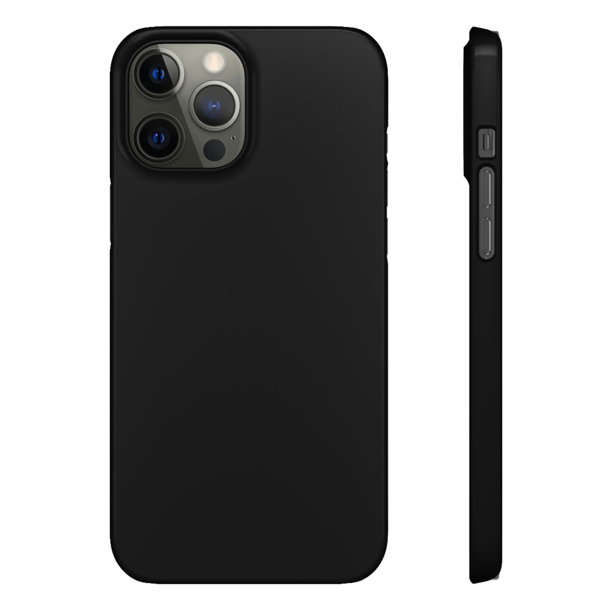 Black iPhone Case (Slim) iPhone 12 Pro Max Glossy Phone Case