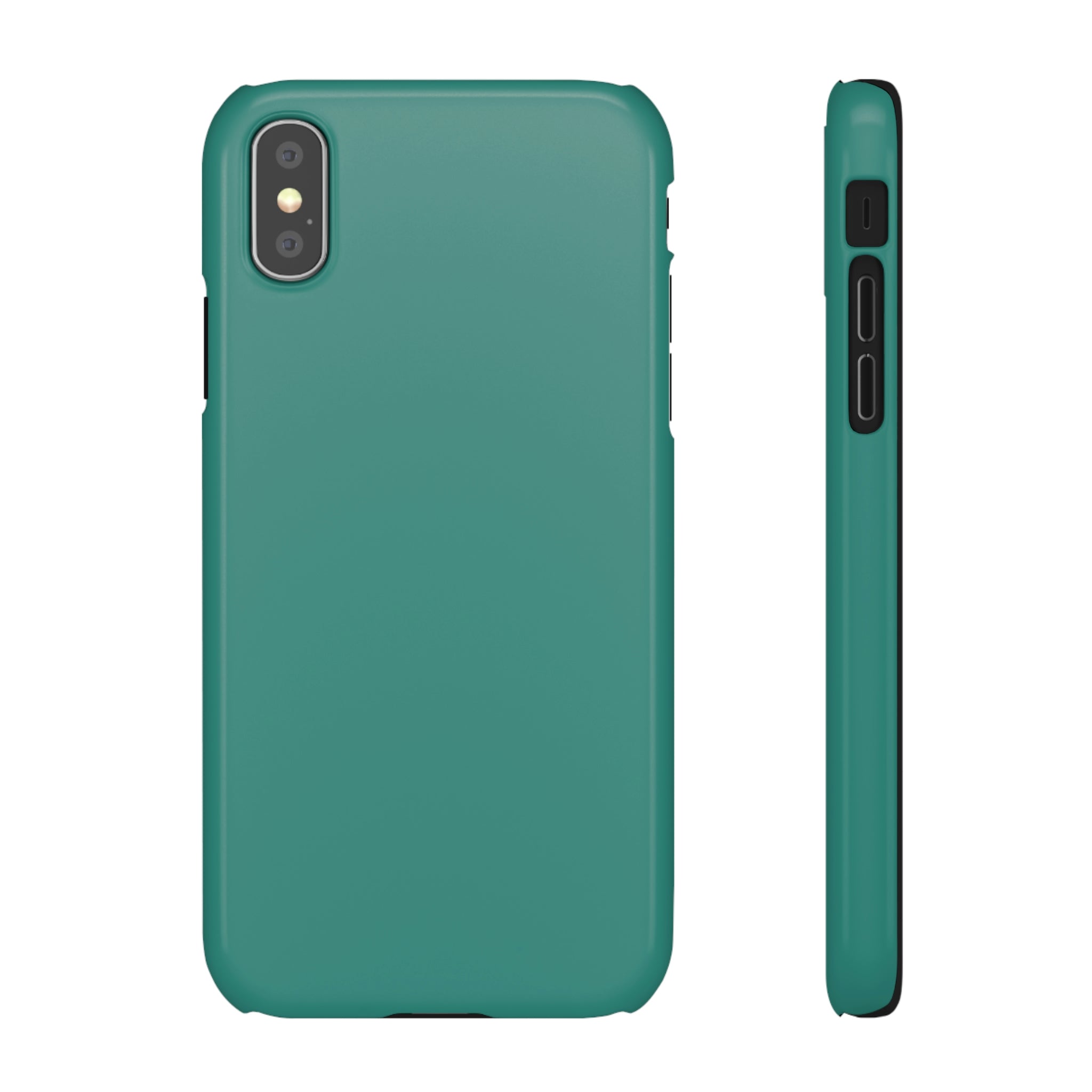 Celadon Green iPhone Case (Slim) iPhone XS Glossy Phone Case