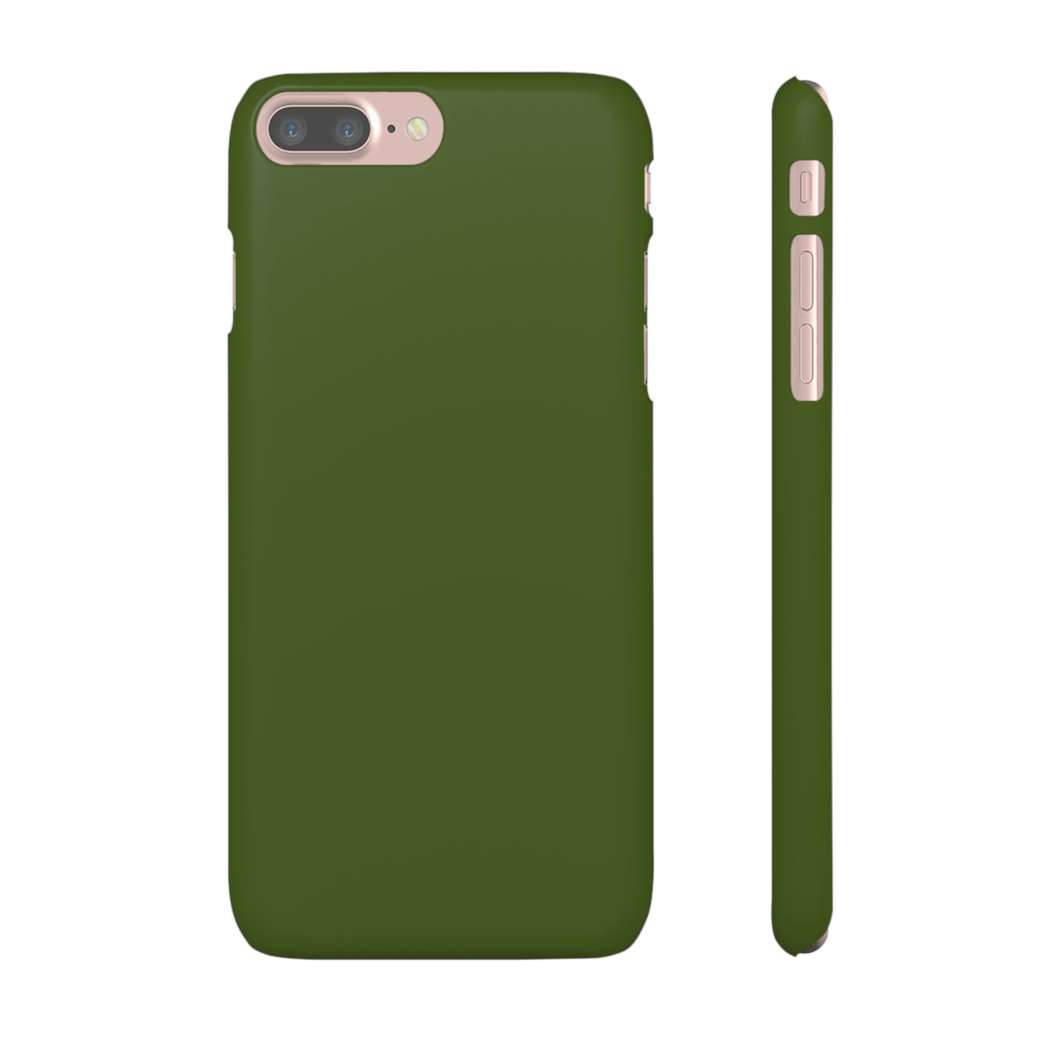 Dark Moss Green iPhone Case (Slim) iPhone 7 Plus Matte Phone Case