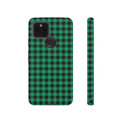 Green Flannel Android Case (Protective) Google Pixel 5 5G Matte Phone Case