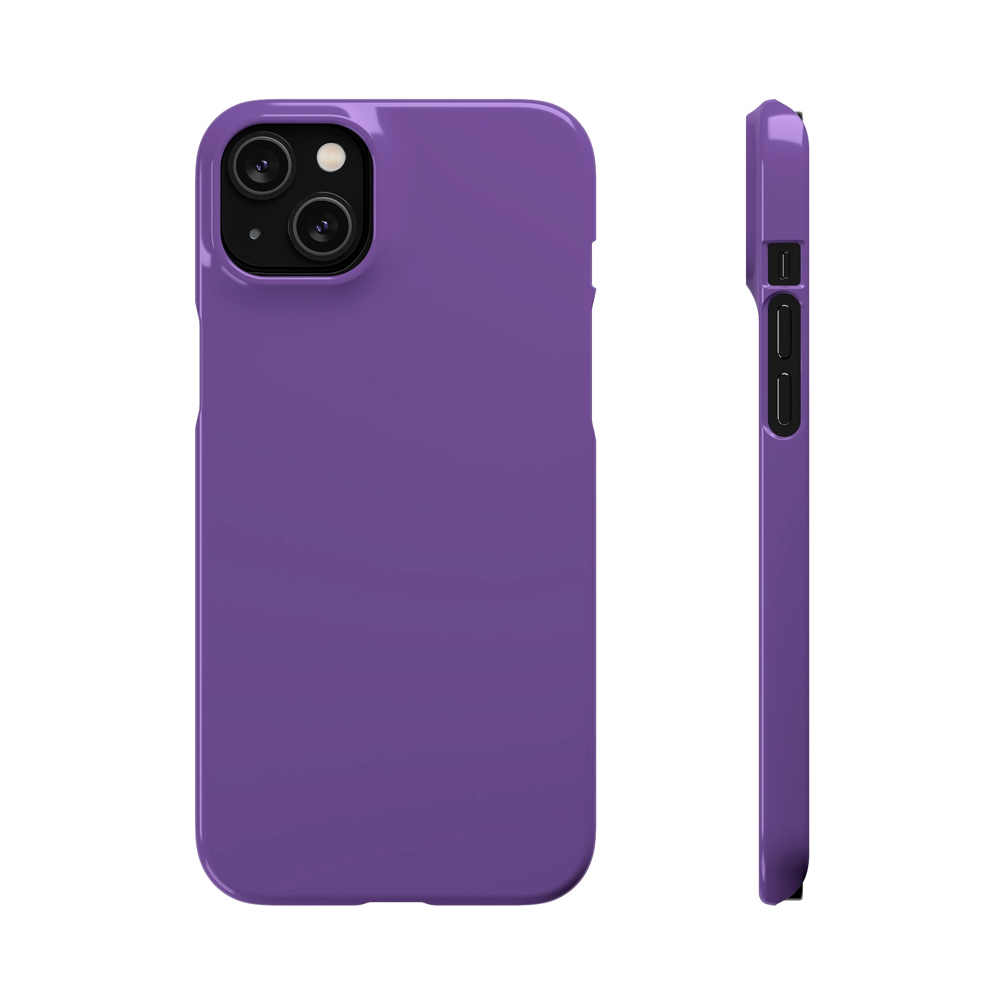 Dark Lavender iPhone Case (Slim) iPhone 14 Plus Glossy Phone Case