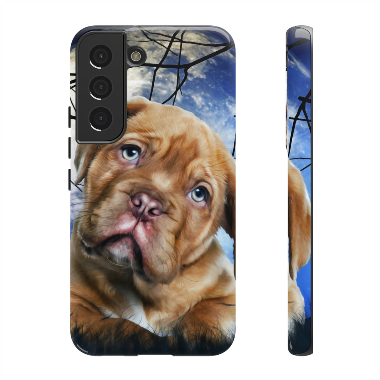 Dog Oil Painting Android Case (Protective) Samsung Galaxy S22 Glossy Phone Case