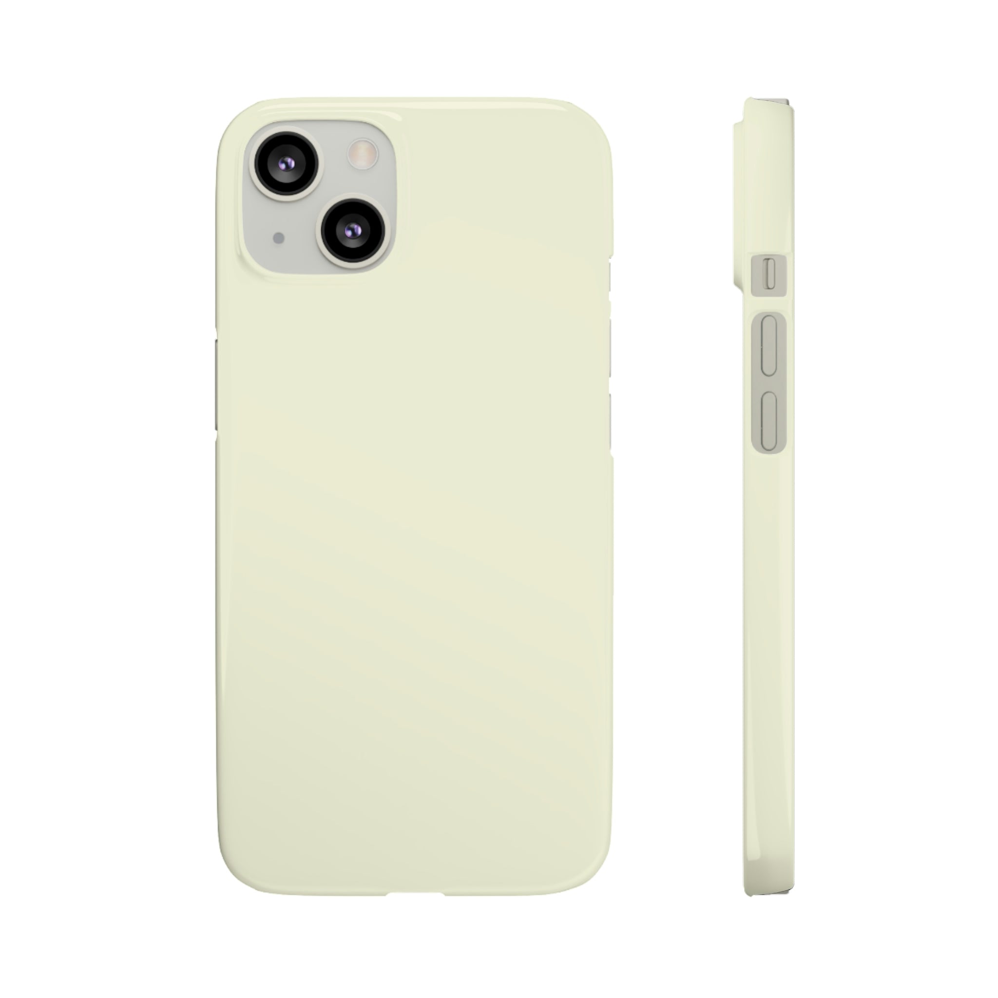 Beige iPhone Case (Slim) iPhone 13 Glossy Phone Case