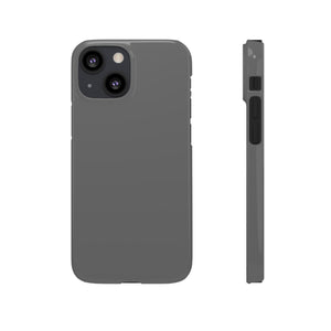 Dim Gray iPhone Case (Slim) iPhone 13 Mini Glossy Phone Case