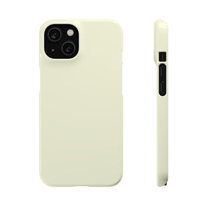 Beige iPhone Case (Slim) iPhone 14 Glossy Phone Case