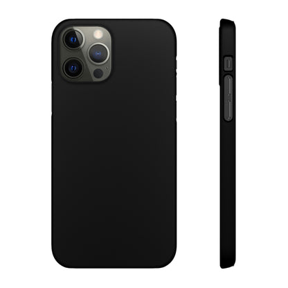 Black iPhone Case (Slim) iPhone 12 Pro Matte Phone Case