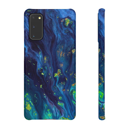 Green Opal Ink Art Android Case (Slim) Samsung Galaxy S20 Glossy Phone Case