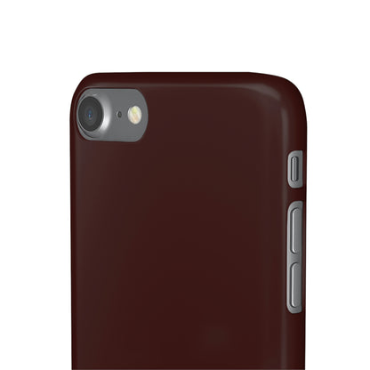 Dark Sienna Purple iPhone Case (Slim) Phone Case