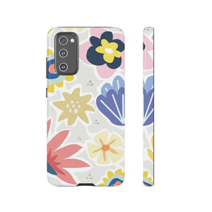 Blue Bouquet Happy Flower Samsung Case (Protective) Samsung Galaxy S20 FE Glossy Phone Case