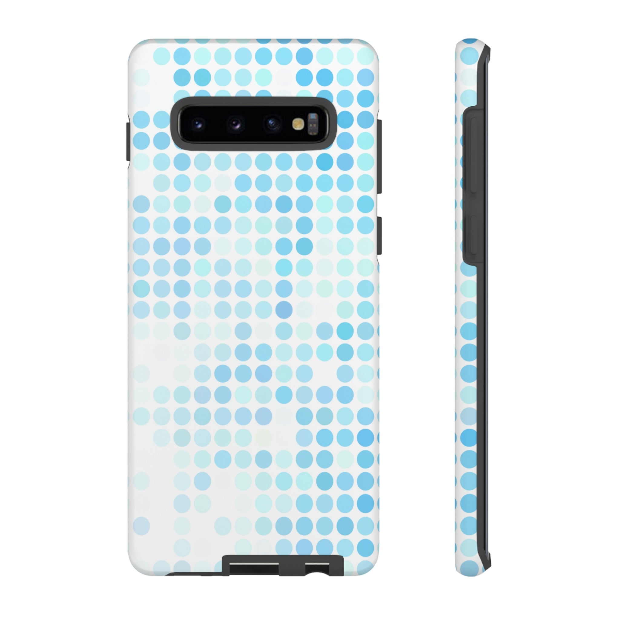 Blue Pixels Android Case (Protective) Samsung Galaxy S10 Plus Matte Phone Case