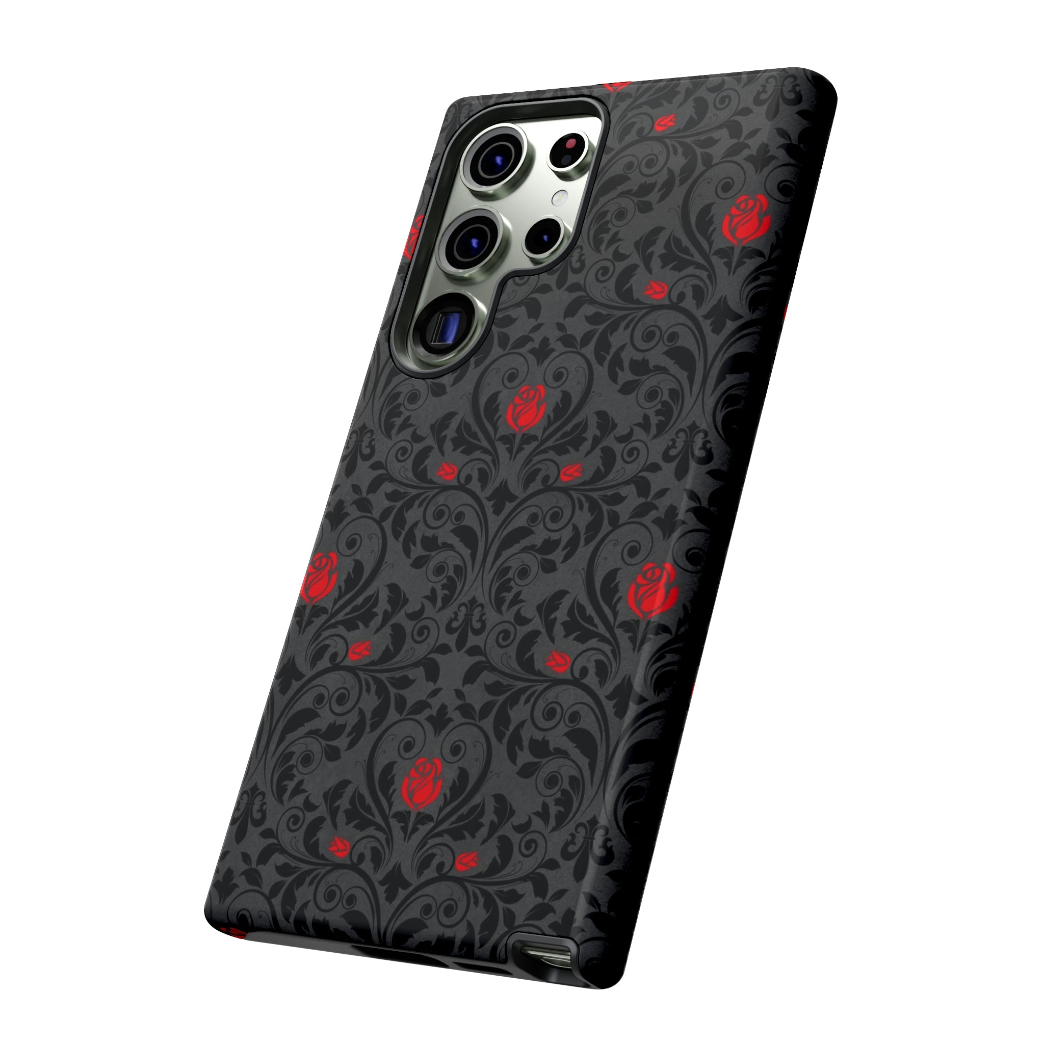 Angerunge Gothic Flower Samsung Case (Protective) Phone Case