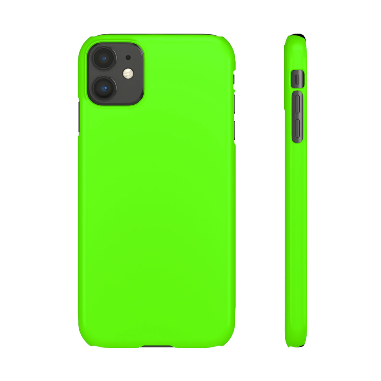 Bright Green iPhone Case (Slim) iPhone 11 Glossy Phone Case