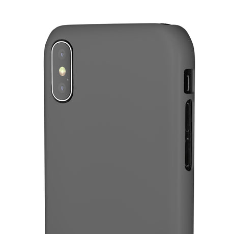 Dim Gray iPhone Case (Slim) Phone Case