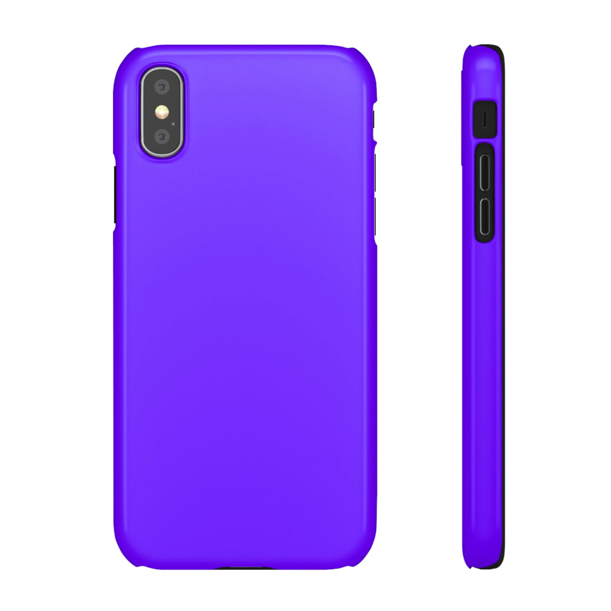 Electric Indigo iPhone Case (Slim) iPhone XS Glossy Phone Case