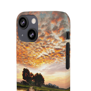 Sunset on the Tropical River Samsung/iPhone (Slim) iPhone 13 Mini Matte Phone Case