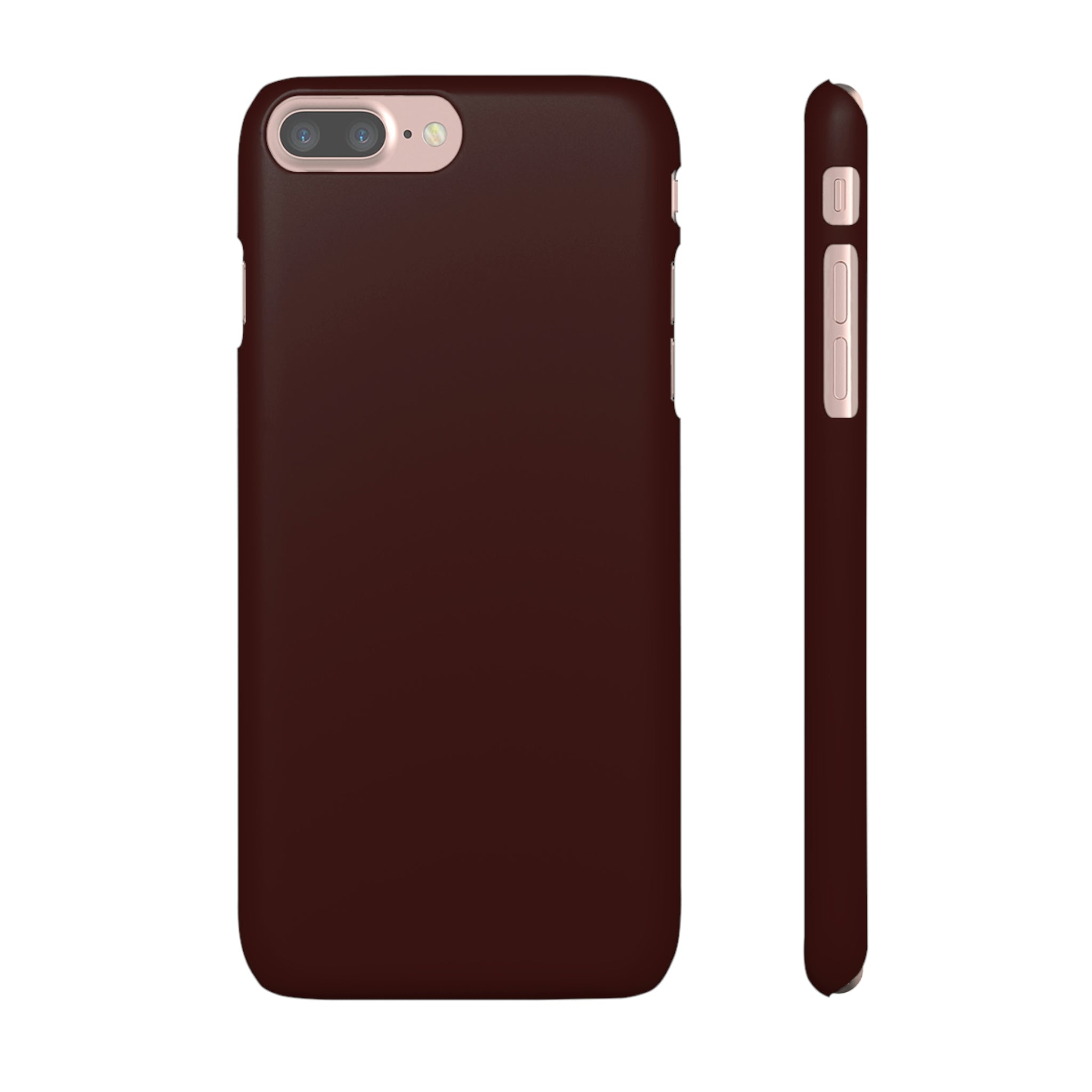 Dark Sienna Purple iPhone Case (Slim) iPhone 7 Plus Matte Phone Case