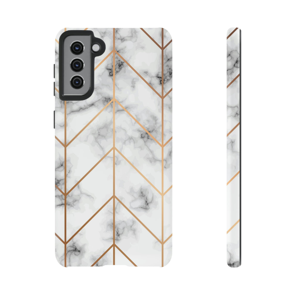 Golden Marble Android Case (Protective) Samsung Galaxy S21 Plus Matte Phone Case